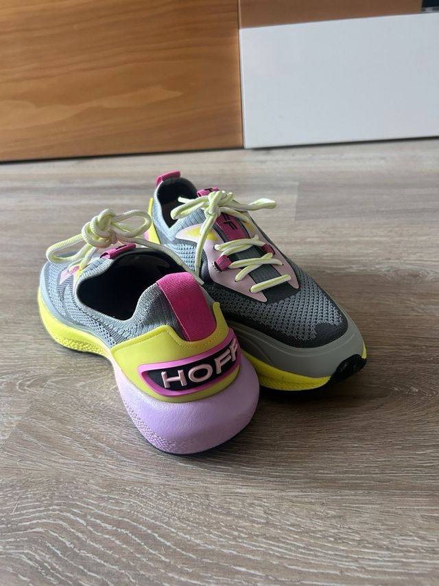 Zapatilla deportiva Hoff gris y amarillo