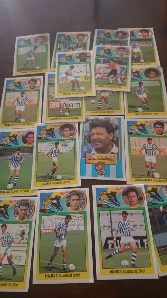 Cromos Real Sociedad Liga 93-94