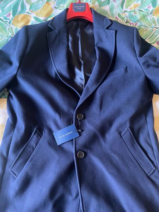 Abrigo paño Álvaro Moreno Azul Talla XL