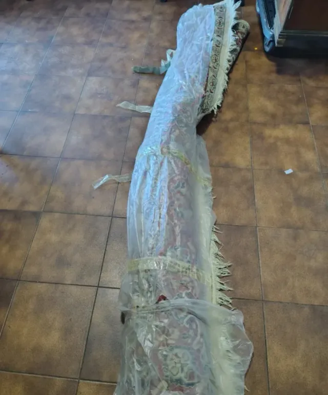 Tappeto persiano in lana multicolore 3x240 metri