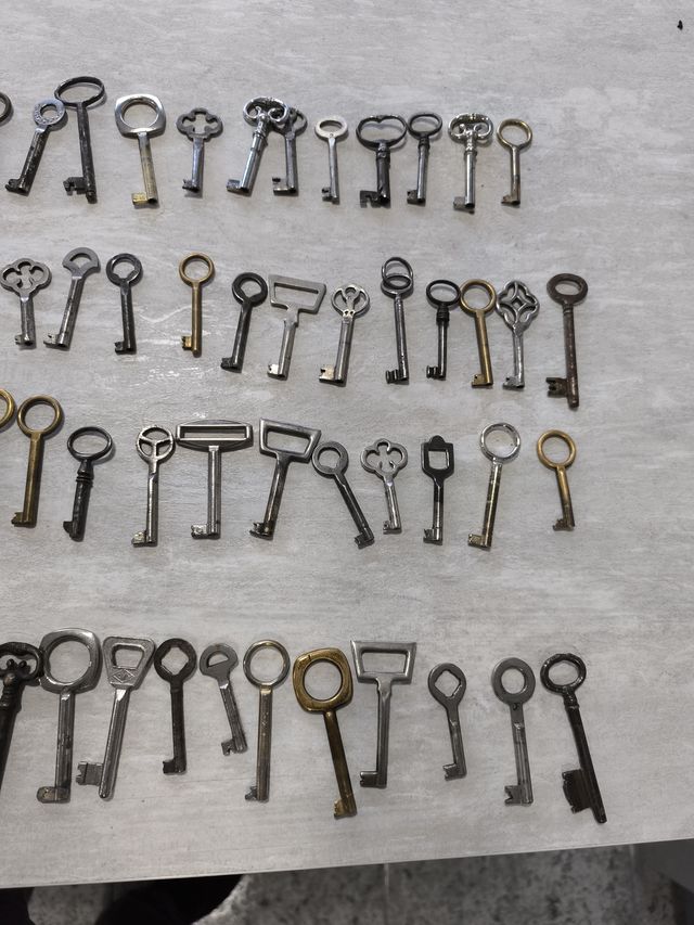 Colección de llaves antiguas