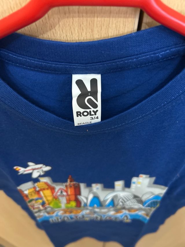 Camiseta Roly Valencia Souvenir Azul