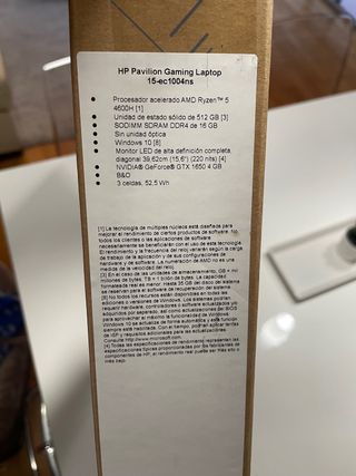 Ordenador Gaming HP GTX 1650