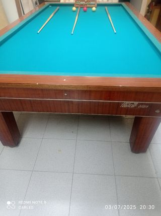 Mesa billar francés Fort Center.Se escuchan oferta