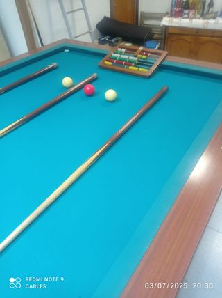 Mesa billar francés Fort Center.Se escuchan oferta