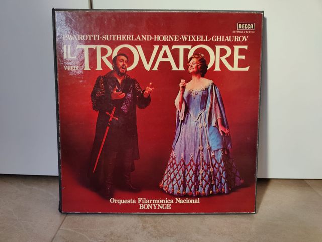 Caja Vinilos Il Trovatore Verdi Decca