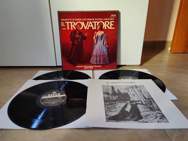 Caja Vinilos Il Trovatore Verdi Decca