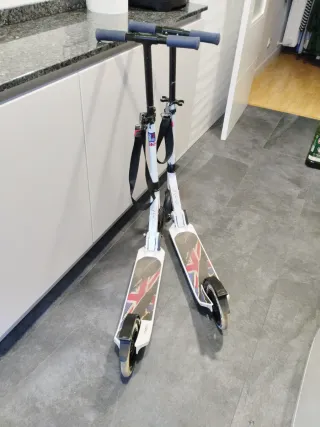 2 Patinetes Oxelo MID7 Blanco