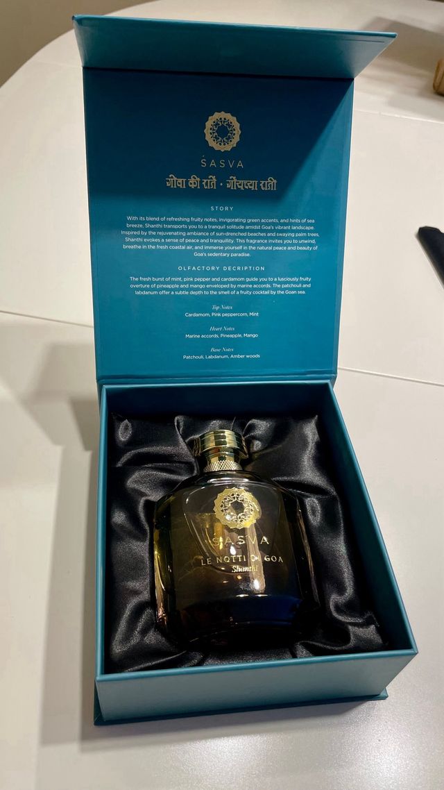 SASVA LE NOTTI DI GOA Shanthi Perfume