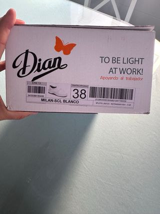 Zapatos de trabajo Dian blancos