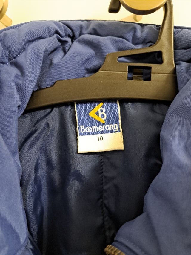 Mono de nieve azul talla 10