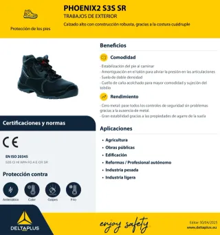 PACK 3 BOTAS CONSTRUCCIÓN + Gafas + Casco