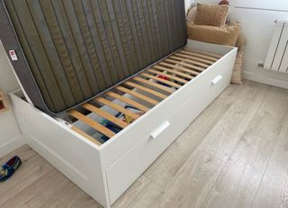 Diván Ikea Blanco con Cajones
