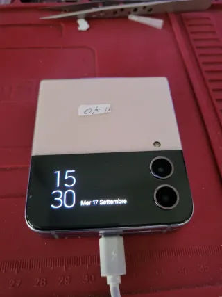 Schermo Esterno LCD Samsung Z Flip4 Pink Gold/