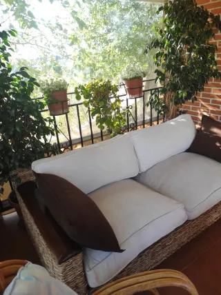 Sofá de exterior .