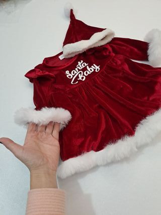vestito Babbo Natale baby 3/6 mesi