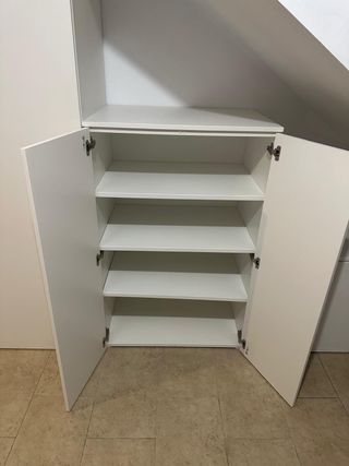 Armario blanco 3 pisos