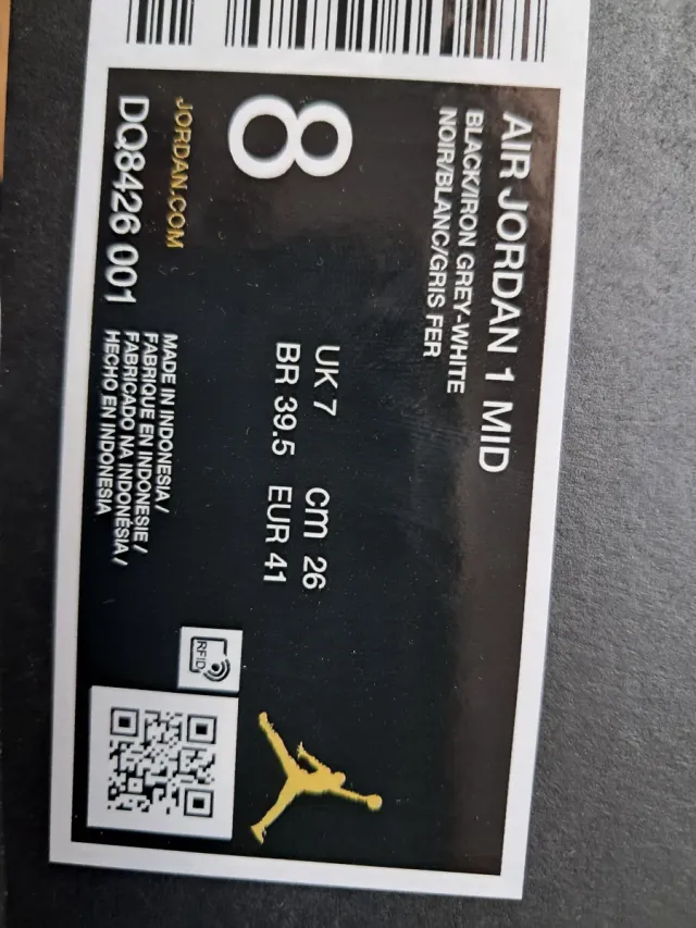 Zapatillas Nike Air Jordan Negras y Blancas