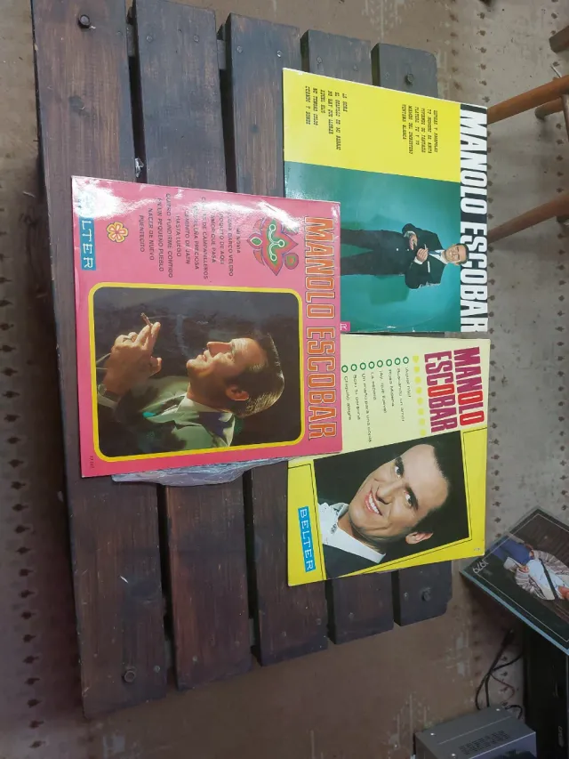 Lote 3 Vinilos Manolo Escobar