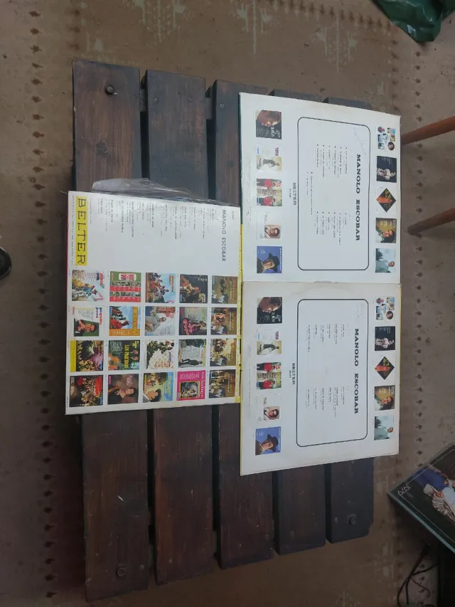 Lote 3 Vinilos Manolo Escobar