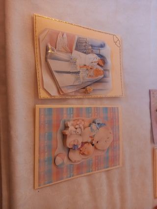 10 Postales Decoupage 3D Hechas a Mano