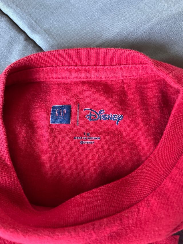 Camiseta GAP Mickey Mouse Roja Talla S