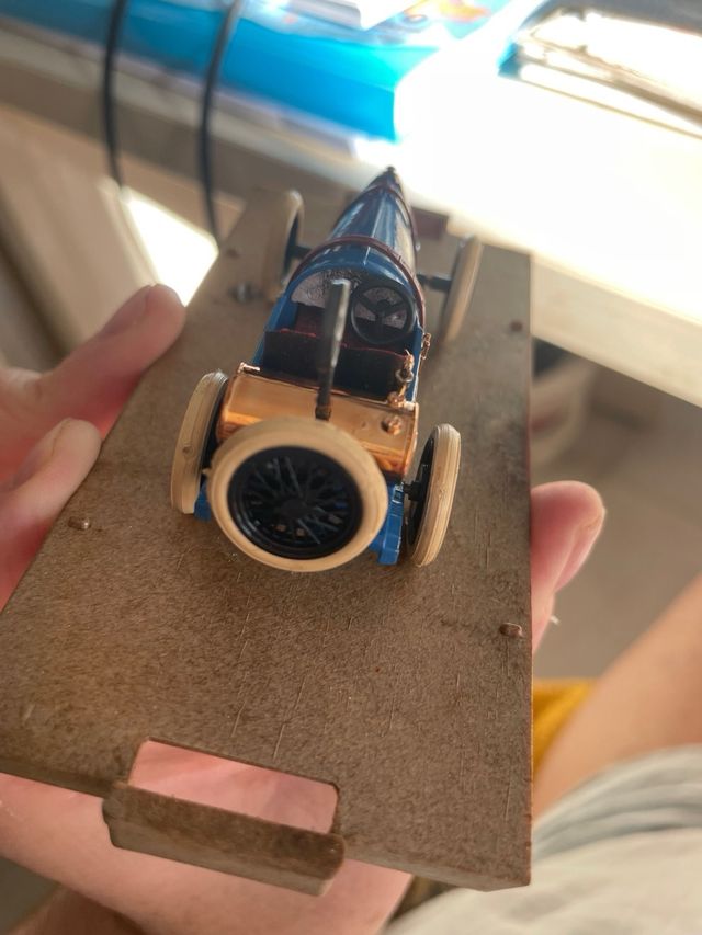 Modellino Auto Bugatti Blu 31