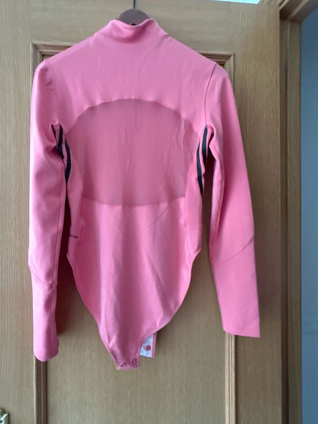 Body Adidas Rosa Manga Larga