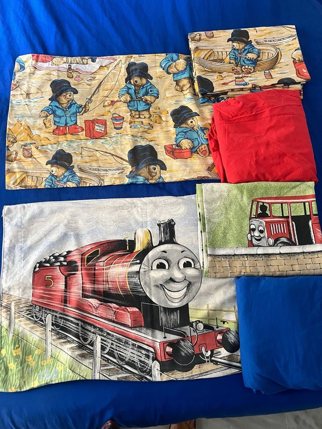 2 Fundas Nórdicas, bajeras y Almohadones.