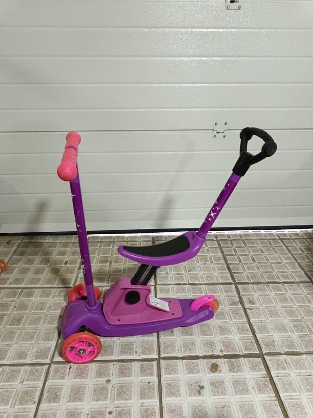 Patinete infantil 3 ruedas morado del Lídel