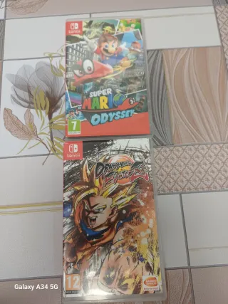 Juegos Nintendo: Mario Odyssey y Dragon Ball