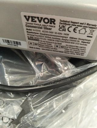 VEVOR Cortadora Eléctrica Comercial 340 W