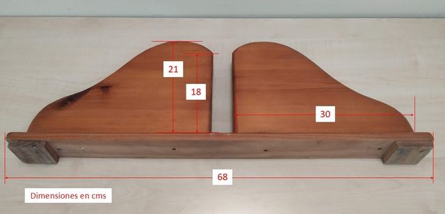 Soportes de madera maciza