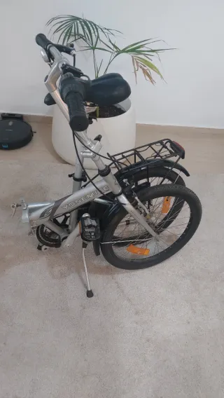 Bicicleta Plegable Yosemite Plata Biltema