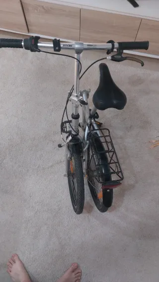 Bicicleta Plegable Yosemite Plata Biltema