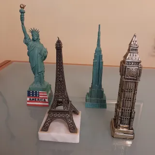 Set Statuette Capitali Mondiali