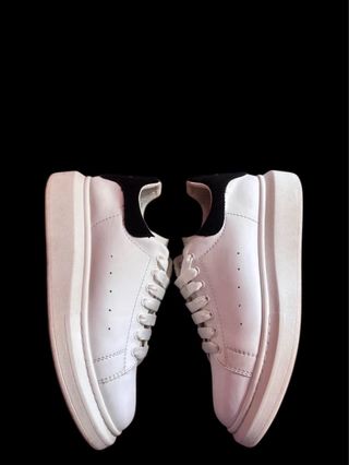 Scarpe Alexander McQueen Uomo Bianche Nere 43