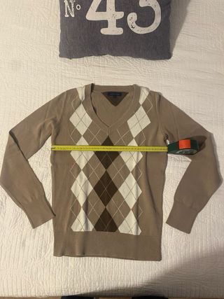 Jersey Tommy Hilfiger Beige y Marrón