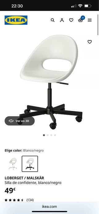 Silla IKEA LOBERGET / MALSKÄR
