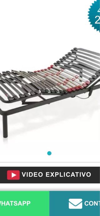 Somier Articulado 135cm