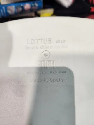 Silla Enea Lottus Blanca