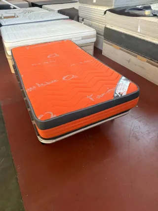 Somier Multilaminas y Colchón Visco 105x190