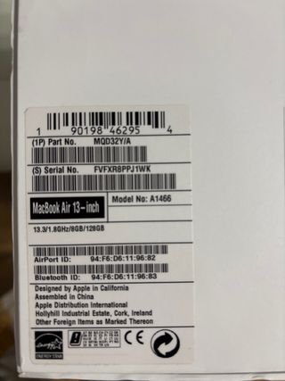 MacBook Air 13 Plata