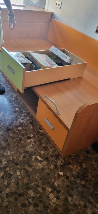 Cama Juvenil con 4 Cajones