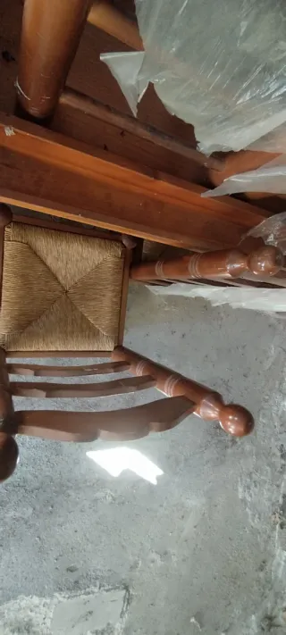 Mesa y Sillas de Madera para Restaurante