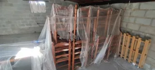 Mesa y Sillas de Madera para Restaurante