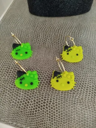 Aros Hello Kitty Halloween Niña