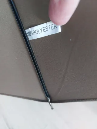 Paraguas grande Longchamp mango madera 