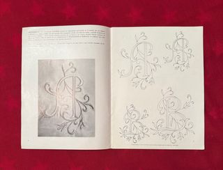 revista abecedarios para bordar. Vintage