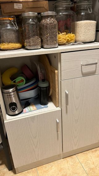 Aparador de cocina blanco